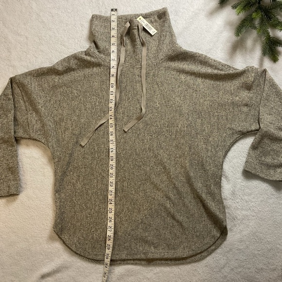 Max Studio Light Gray Cowl Neck Sweater - Picture 3 of 7